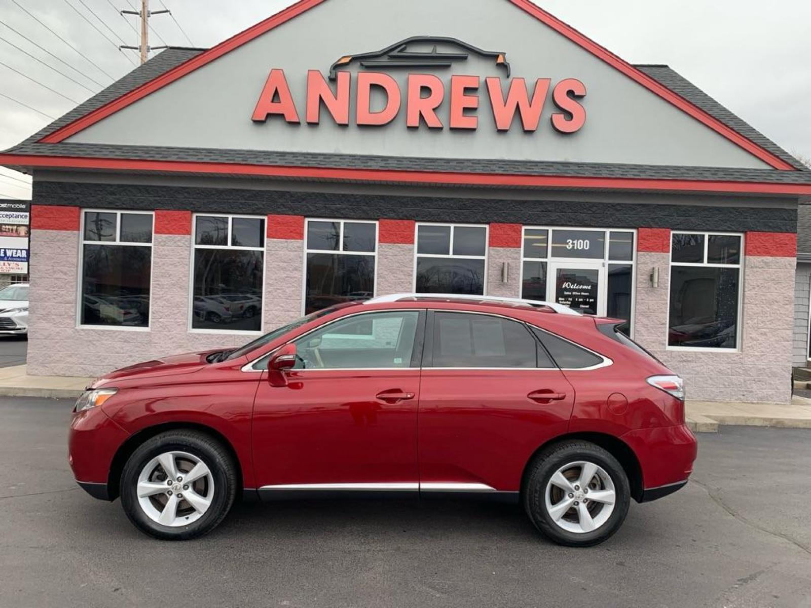 2010 RED LEXUS RX 350 (2T2BK1BA1AC) with an 3.5L engine, Automatic transmission, located at 3100 Covert Avenue, Evansville, IN, 47714, (812) 473-4492, 37.955418, -87.512238 - Photo #0