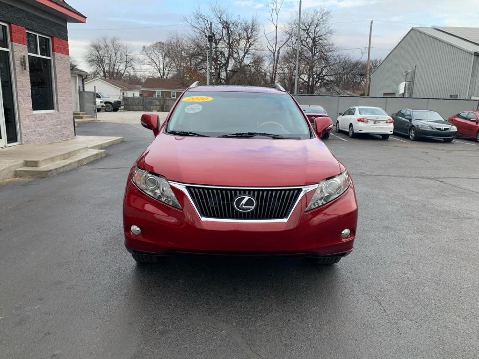 2010 RED LEXUS RX 350 (2T2BK1BA1AC) with an 3.5L engine, Automatic transmission, located at 3100 Covert Avenue, Evansville, IN, 47714, (812) 473-4492, 37.955418, -87.512238 - Photo #1
