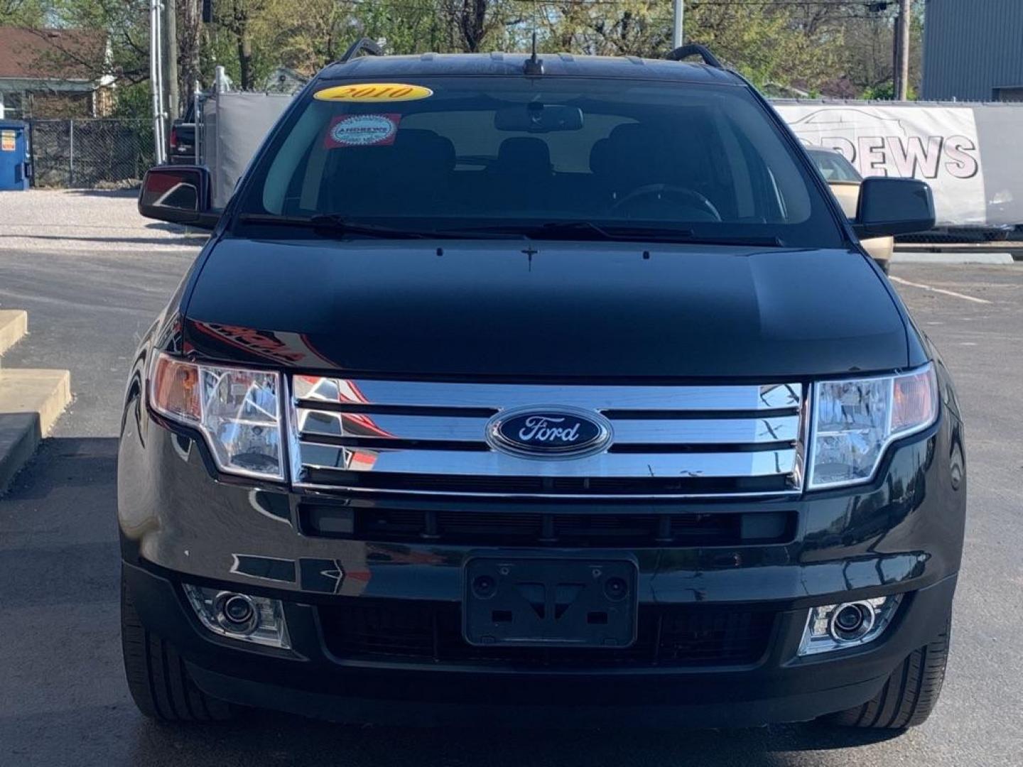 2010 BLACK FORD EDGE SEL (2FMDK3JC6AB) with an 3.5L engine, Automatic transmission, located at 3100 Covert Avenue, Evansville, IN, 47714, (812) 473-4492, 37.955418, -87.512238 - Photo#2