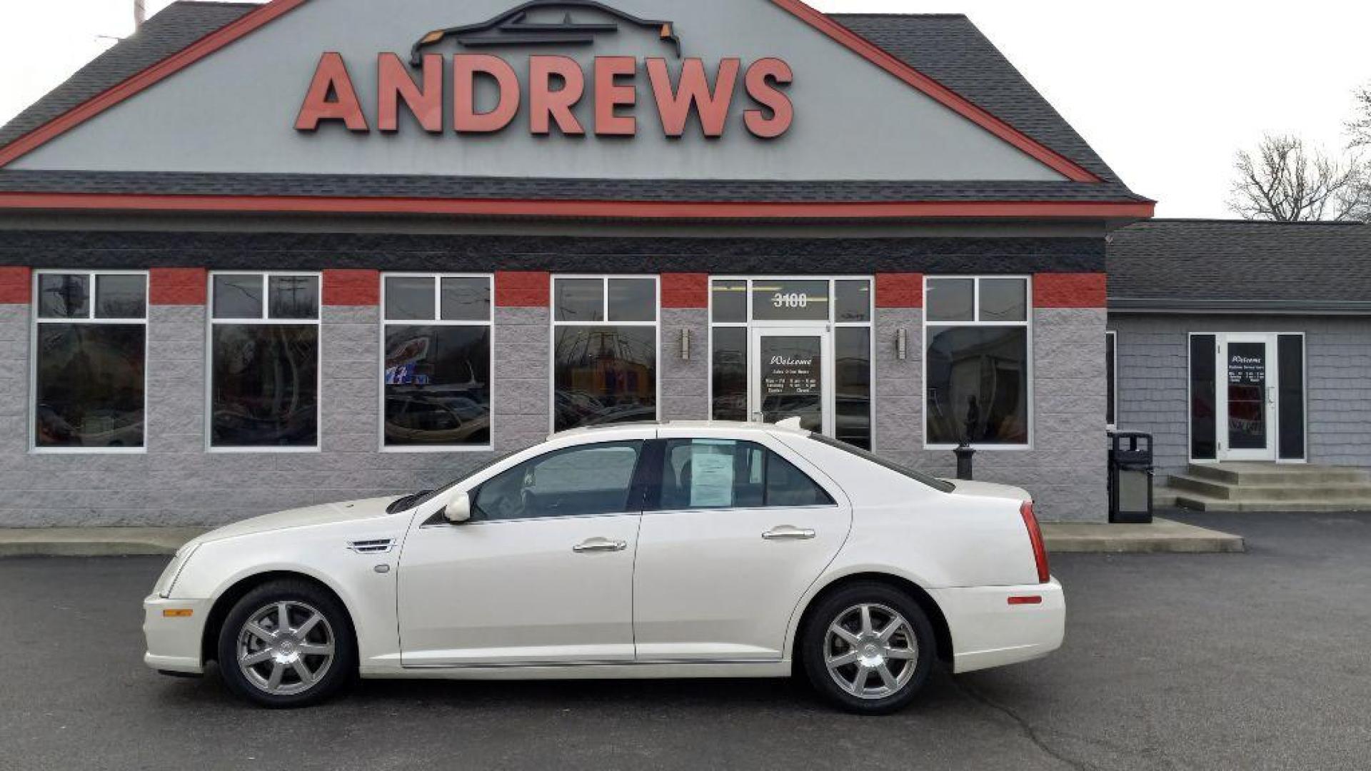 2011 WHITE CADILLAC STS LUXURY (1G6DW6ED0B0) with an 3.6L engine, Automatic transmission, located at 3100 Covert Avenue, Evansville, IN, 47714, (812) 473-4492, 37.955418, -87.512238 - Photo#0