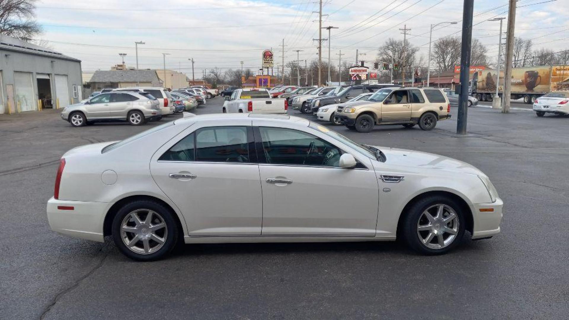 2011 WHITE CADILLAC STS LUXURY (1G6DW6ED0B0) with an 3.6L engine, Automatic transmission, located at 3100 Covert Avenue, Evansville, IN, 47714, (812) 473-4492, 37.955418, -87.512238 - Photo#2