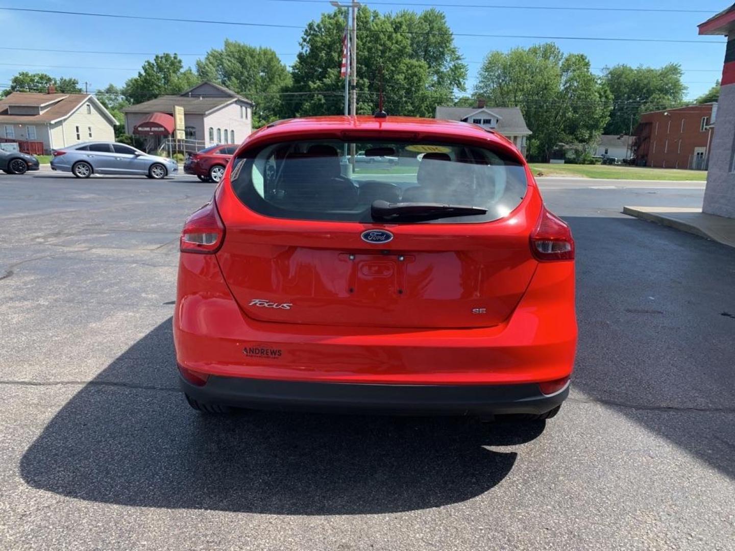 2017 RED FORD FOCUS SE (1FADP3K28HL) with an 2.0L engine, Automatic transmission, located at 3100 Covert Avenue, Evansville, IN, 47714, (812) 473-4492, 37.955418, -87.512238 - Photo#3