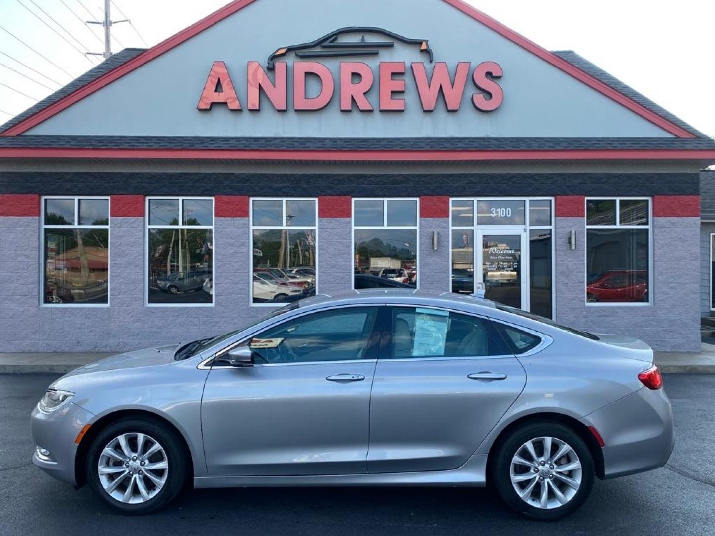 2015 SILVER CHRYSLER 200 C (1C3CCCCG9FN) with an 3.6L engine, Automatic transmission, located at 3100 Covert Avenue, Evansville, IN, 47714, (812) 473-4492, 37.955418, -87.512238 - Photo#0