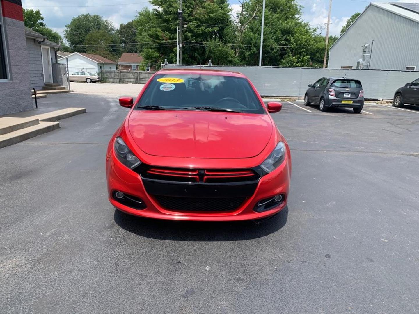 2013 RED DODGE DART SXT (1C3CDFBA5DD) with an 2.0L engine, Automatic transmission, located at 3100 Covert Avenue, Evansville, IN, 47714, (812) 473-4492, 37.955418, -87.512238 - Photo#1