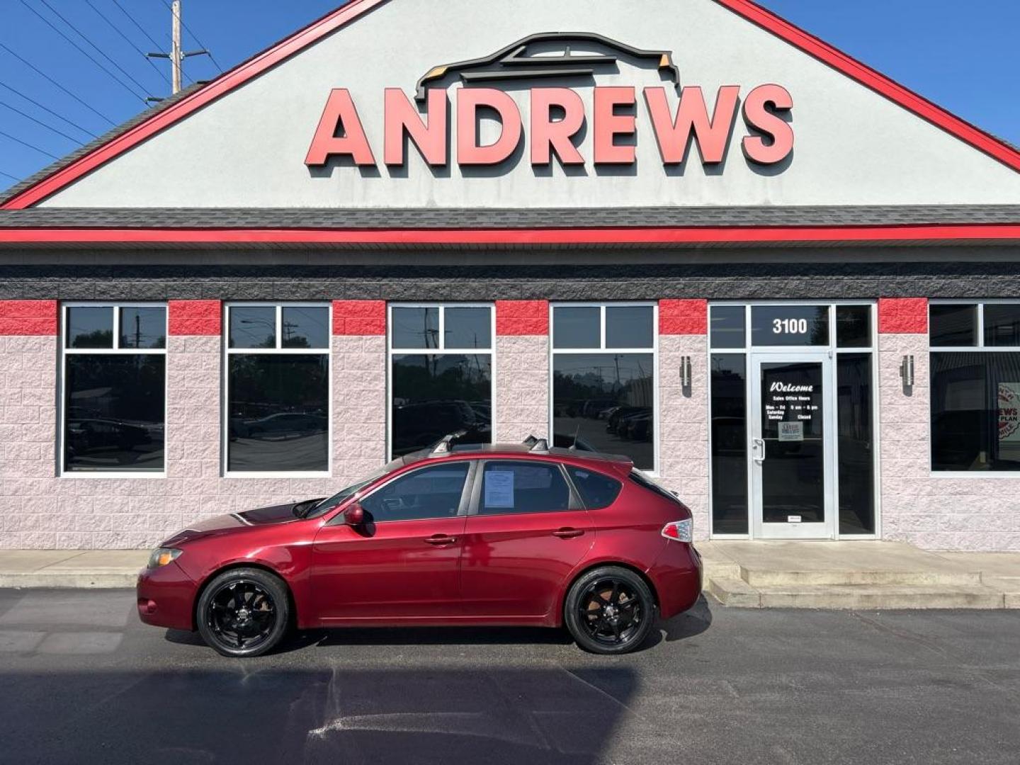 2010 RED SUBARU IMPREZA 2.5I PREMIUM (JF1GH6B62AH) with an 2.5L engine, Automatic transmission, located at 3100 Covert Avenue, Evansville, IN, 47714, (812) 473-4492, 37.955418, -87.512238 - Photo#0