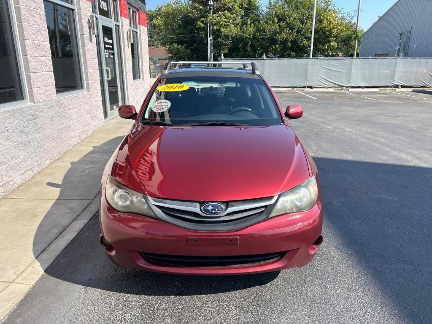 2010 RED SUBARU IMPREZA 2.5I PREMIUM (JF1GH6B62AH) with an 2.5L engine, Automatic transmission, located at 3100 Covert Avenue, Evansville, IN, 47714, (812) 473-4492, 37.955418, -87.512238 - Photo#1