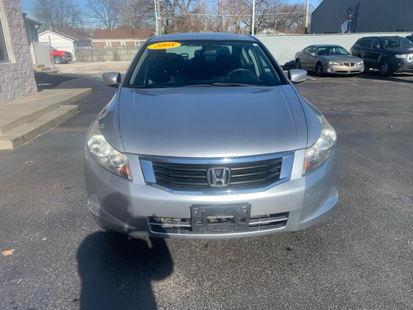 2008 SILVER HONDA ACCORD LX (1HGCP26338A) with an 2.4L engine, Automatic transmission, located at 3100 Covert Avenue, Evansville, IN, 47714, (812) 473-4492, 37.955418, -87.512238 - Photo#2