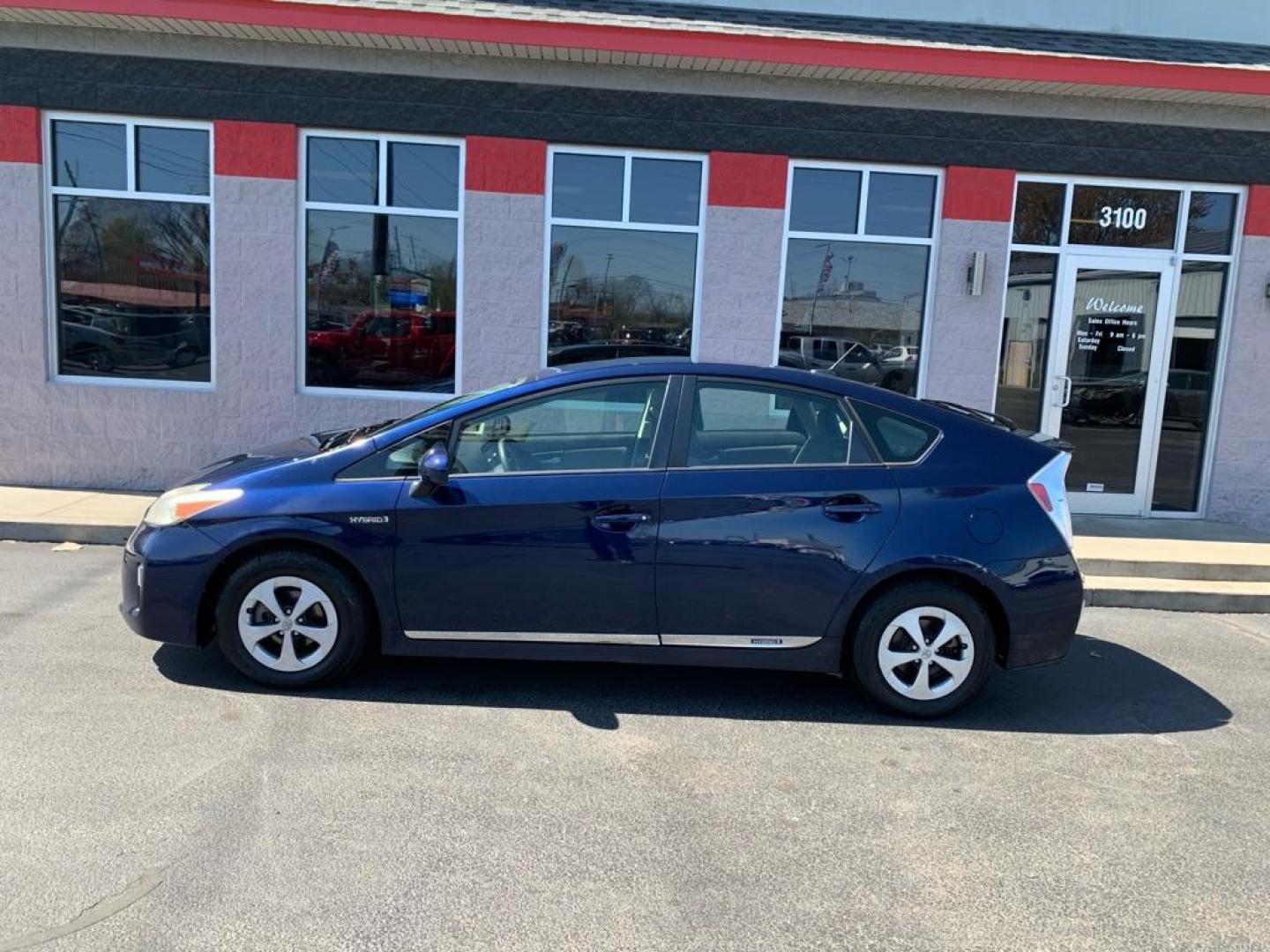 2012 BLUE TOYOTA PRIUS (JTDKN3DU3C1) with an 1.8L engine, Continuously Variable transmission, located at 3100 Covert Avenue, Evansville, IN, 47714, (812) 473-4492, 37.955418, -87.512238 - Photo#0