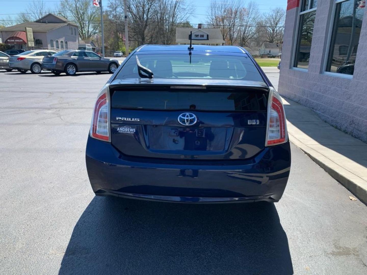 2012 BLUE TOYOTA PRIUS (JTDKN3DU3C1) with an 1.8L engine, Continuously Variable transmission, located at 3100 Covert Avenue, Evansville, IN, 47714, (812) 473-4492, 37.955418, -87.512238 - Photo#3