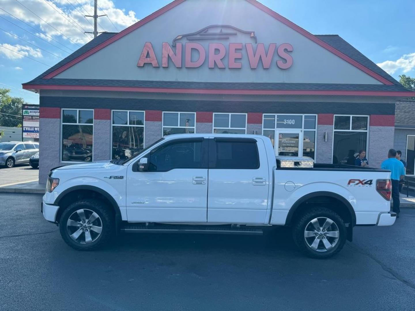 2012 WHITE FORD F150 FX4 (1FTFW1ET5CF) with an 3.5L engine, Automatic transmission, located at 3100 Covert Avenue, Evansville, IN, 47714, (812) 473-4492, 37.955418, -87.512238 - Photo#0