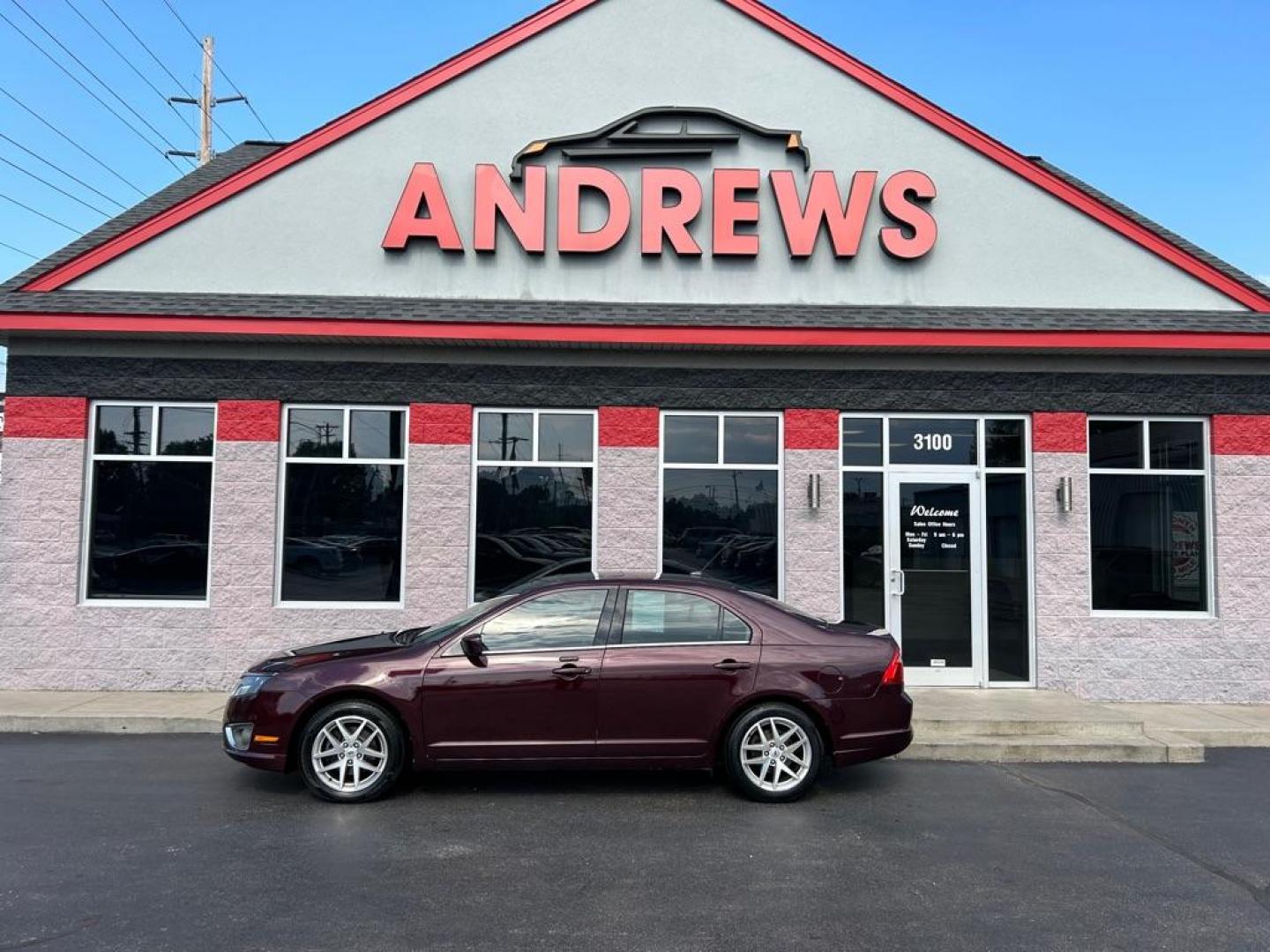 2012 RED FORD FUSION SEL (3FAHP0JG7CR) with an 3.0L engine, Automatic transmission, located at 3100 Covert Avenue, Evansville, IN, 47714, (812) 473-4492, 37.955418, -87.512238 - Photo#0