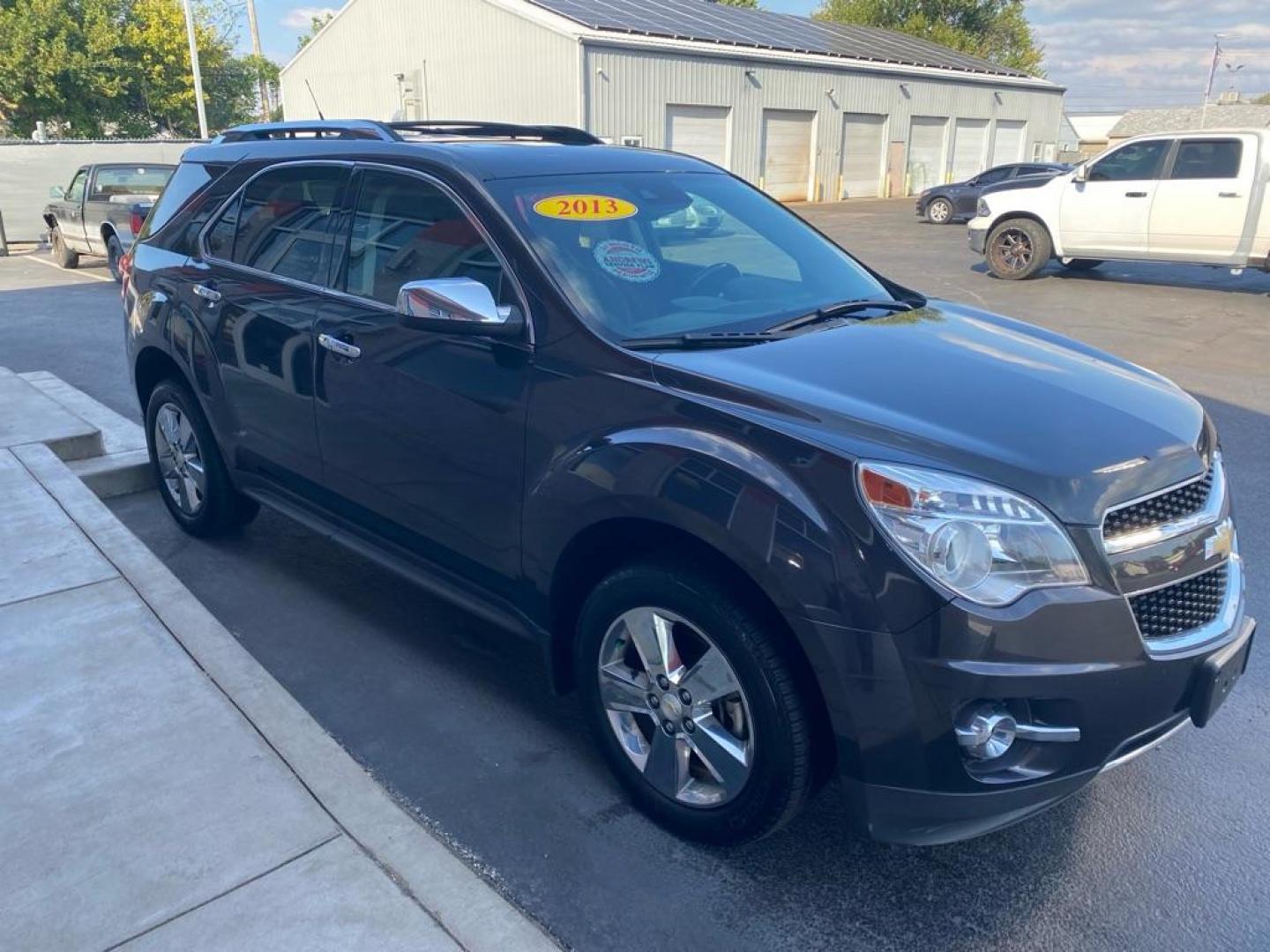 2013 GRAY CHEVROLET EQUINOX LTZ (2GNFLGEK2D6) with an 2.4L engine, Automatic transmission, located at 3100 Covert Avenue, Evansville, IN, 47714, (812) 473-4492, 37.955418, -87.512238 - Photo#2