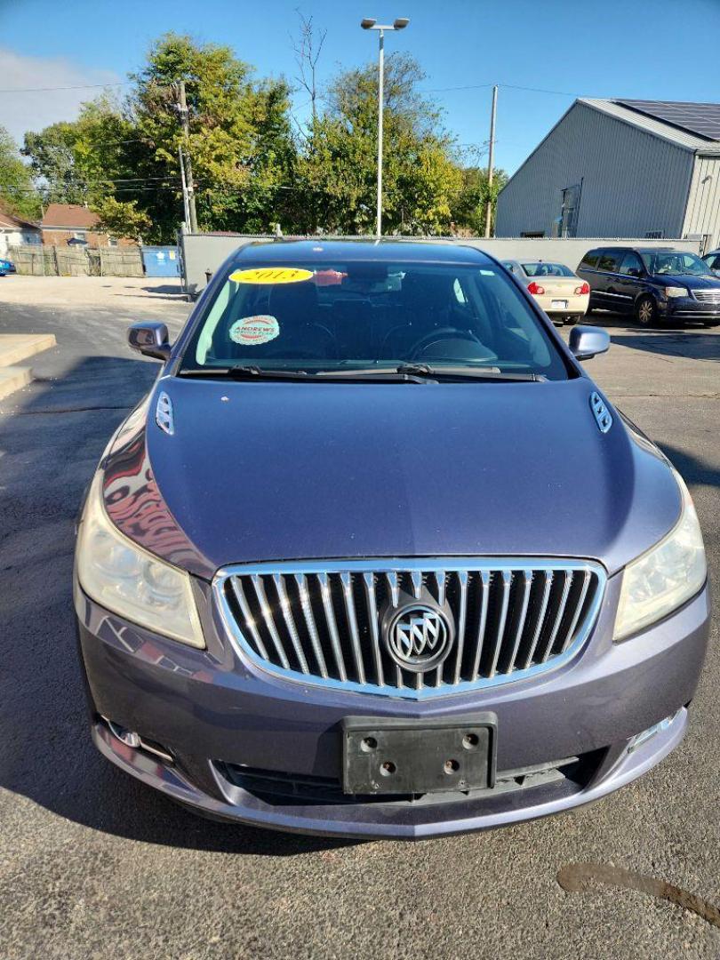 2013 BLUE BUICK LACROSSE (1G4GC5E39DF) with an 3.6L engine, Automatic transmission, located at 3100 Covert Avenue, Evansville, IN, 47714, (812) 473-4492, 37.955418, -87.512238 - Photo#4