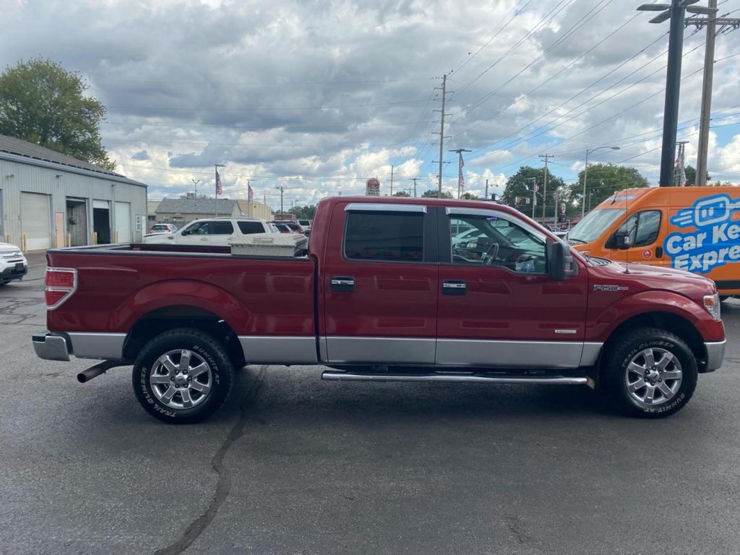 2014 RED FORD F150 SUPERCREW XLT (1FTFW1ET6EF) with an 3.5L engine, Automatic transmission, located at 3100 Covert Avenue, Evansville, IN, 47714, (812) 473-4492, 37.955418, -87.512238 - Photo#2