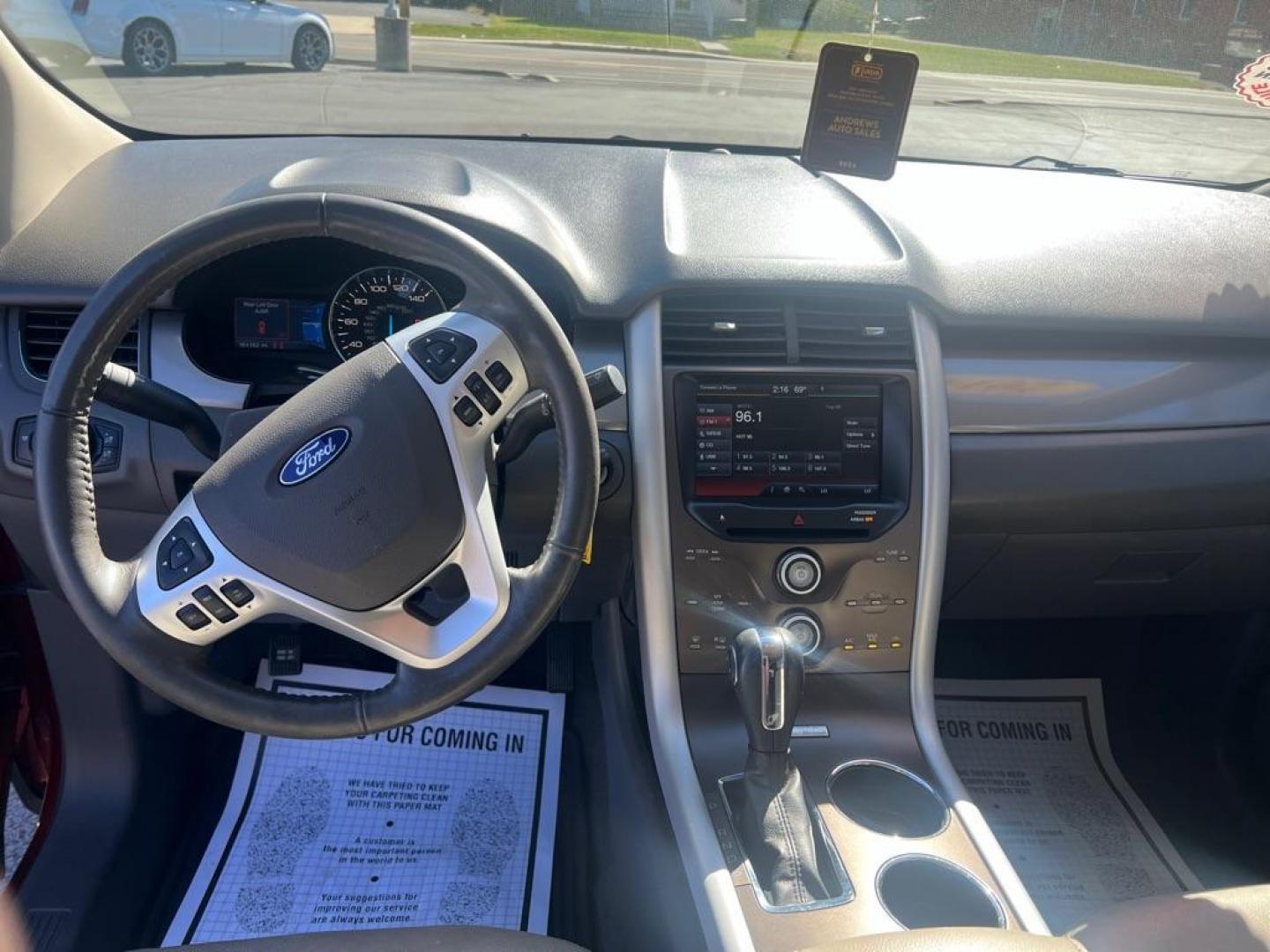 2014 ORANGE FORD EDGE SEL (2FMDK4JC7EB) with an 3.5L engine, Automatic transmission, located at 3100 Covert Avenue, Evansville, IN, 47714, (812) 473-4492, 37.955418, -87.512238 - Photo#4