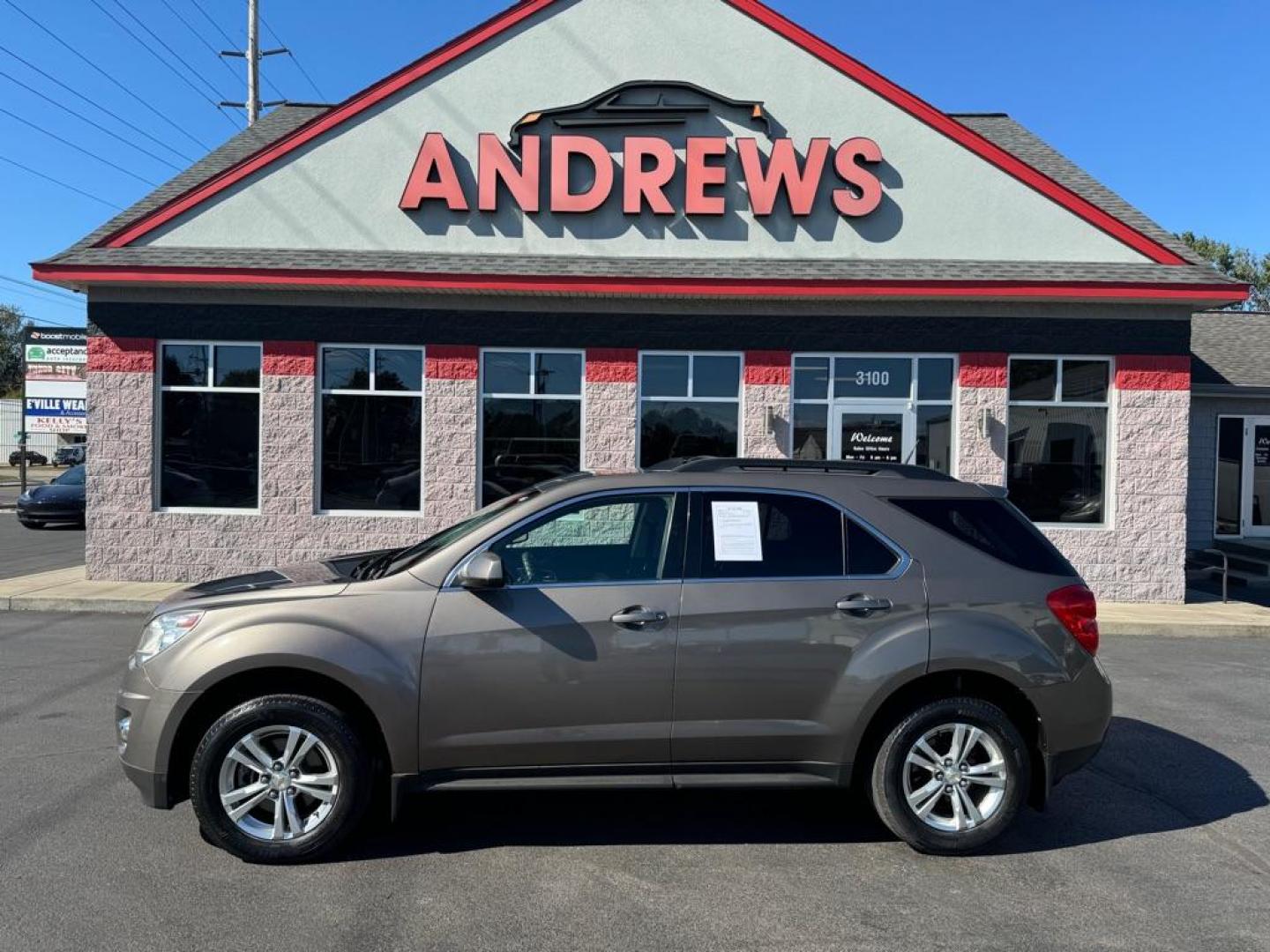 2011 BROWN CHEVROLET EQUINOX LT (2CNALPECXB6) with an 2.4L engine, Automatic transmission, located at 3100 Covert Avenue, Evansville, IN, 47714, (812) 473-4492, 37.955418, -87.512238 - Photo#0