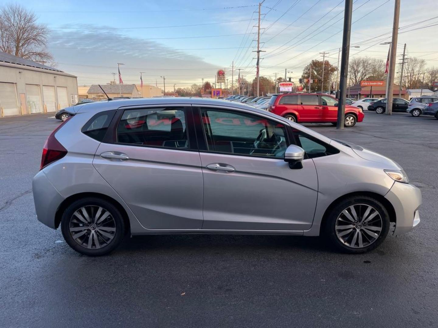 2015 SILVER HONDA FIT EX (3HGGK5H88FM) with an 1.5L engine, Continuously Variable transmission, located at 3100 Covert Avenue, Evansville, IN, 47714, (812) 473-4492, 37.955418, -87.512238 - Photo#2