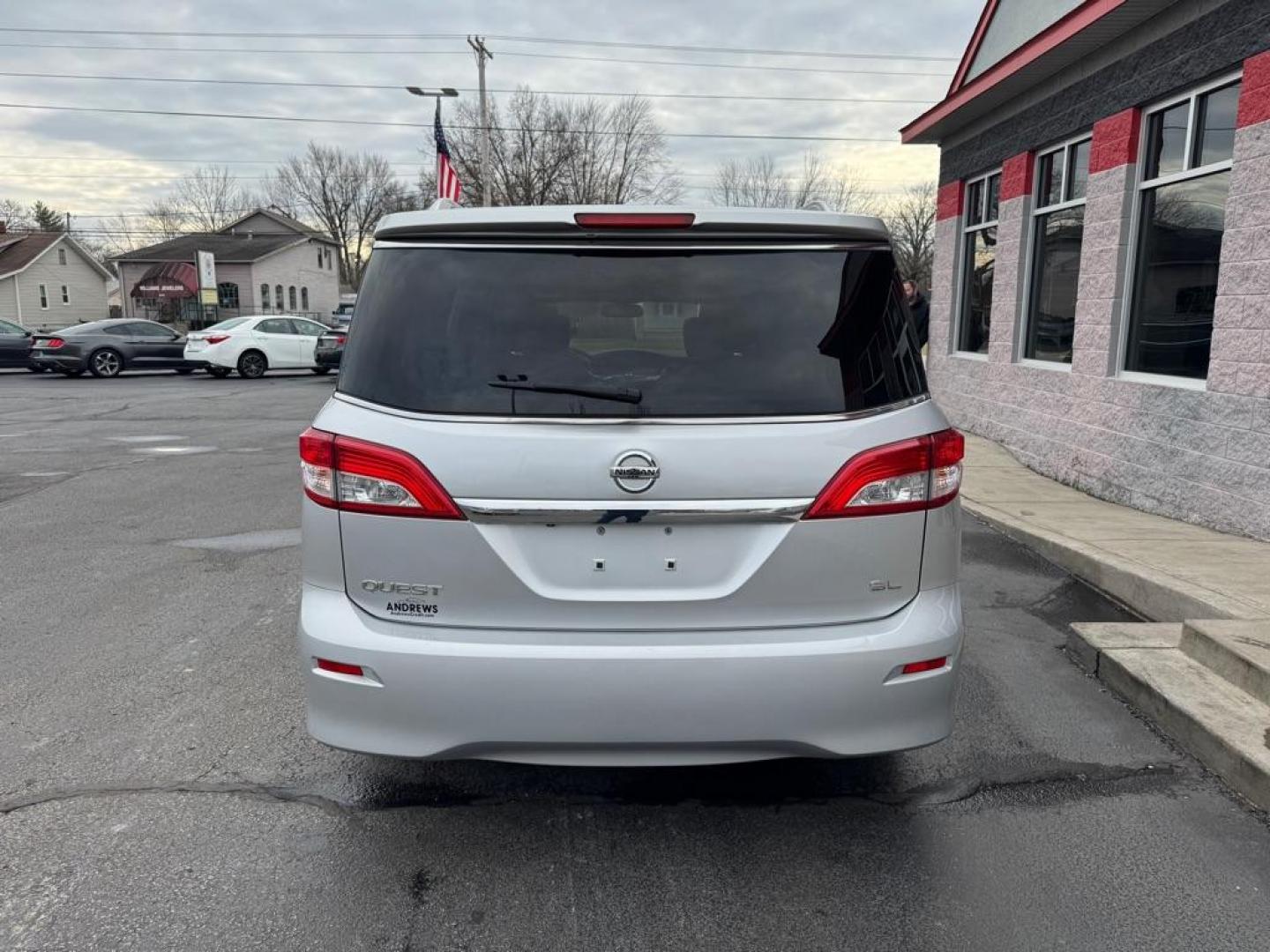 2013 SILVER NISSAN QUEST S (JN8AE2KP2D9) with an 3.5L engine, Continuously Variable transmission, located at 3100 Covert Avenue, Evansville, IN, 47714, (812) 473-4492, 37.955418, -87.512238 - Photo#3