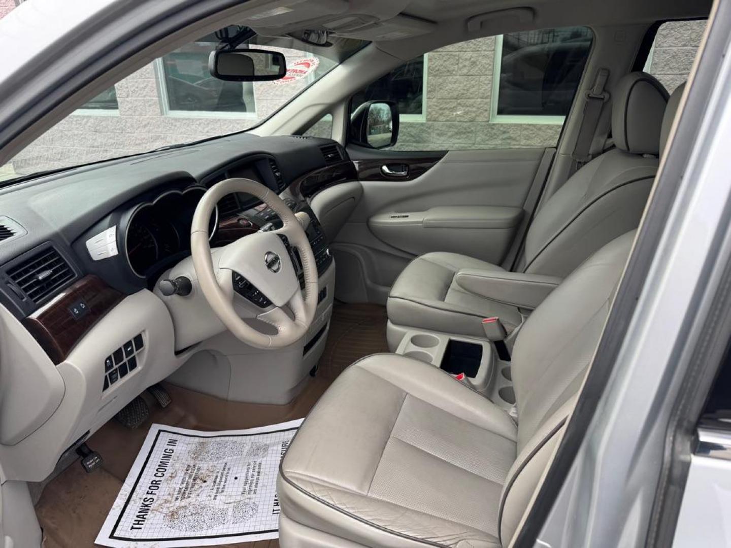 2013 SILVER NISSAN QUEST S (JN8AE2KP2D9) with an 3.5L engine, Continuously Variable transmission, located at 3100 Covert Avenue, Evansville, IN, 47714, (812) 473-4492, 37.955418, -87.512238 - Photo#4