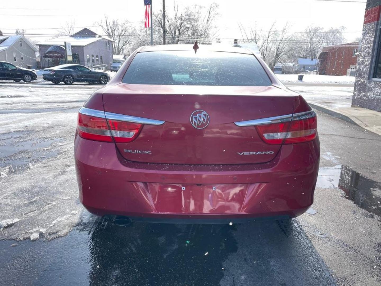 2013 RED BUICK VERANO CONVENIENCE (1G4PR5SK5D4) with an 2.4L engine, Automatic transmission, located at 3100 Covert Avenue, Evansville, IN, 47714, (812) 473-4492, 37.955418, -87.512238 - Photo#3