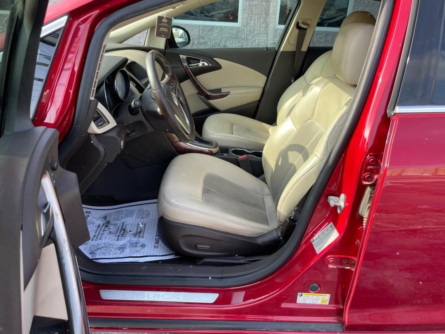 2013 RED BUICK VERANO CONVENIENCE (1G4PR5SK5D4) with an 2.4L engine, Automatic transmission, located at 3100 Covert Avenue, Evansville, IN, 47714, (812) 473-4492, 37.955418, -87.512238 - Photo#4