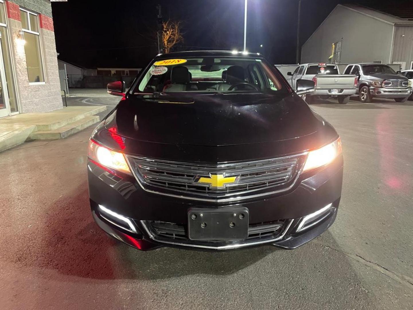 2018 BLACK CHEVROLET IMPALA LT (2G1105S35J9) with an 3.6L engine, Automatic transmission, located at 3100 Covert Avenue, Evansville, IN, 47714, (812) 473-4492, 37.955418, -87.512238 - Photo#1