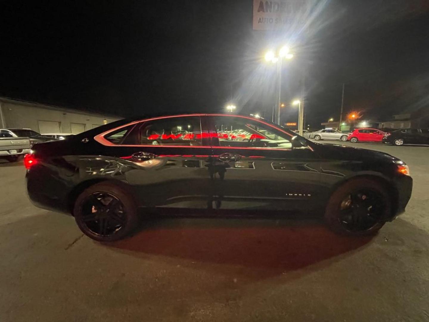 2018 BLACK CHEVROLET IMPALA LT (2G1105S35J9) with an 3.6L engine, Automatic transmission, located at 3100 Covert Avenue, Evansville, IN, 47714, (812) 473-4492, 37.955418, -87.512238 - Photo#2