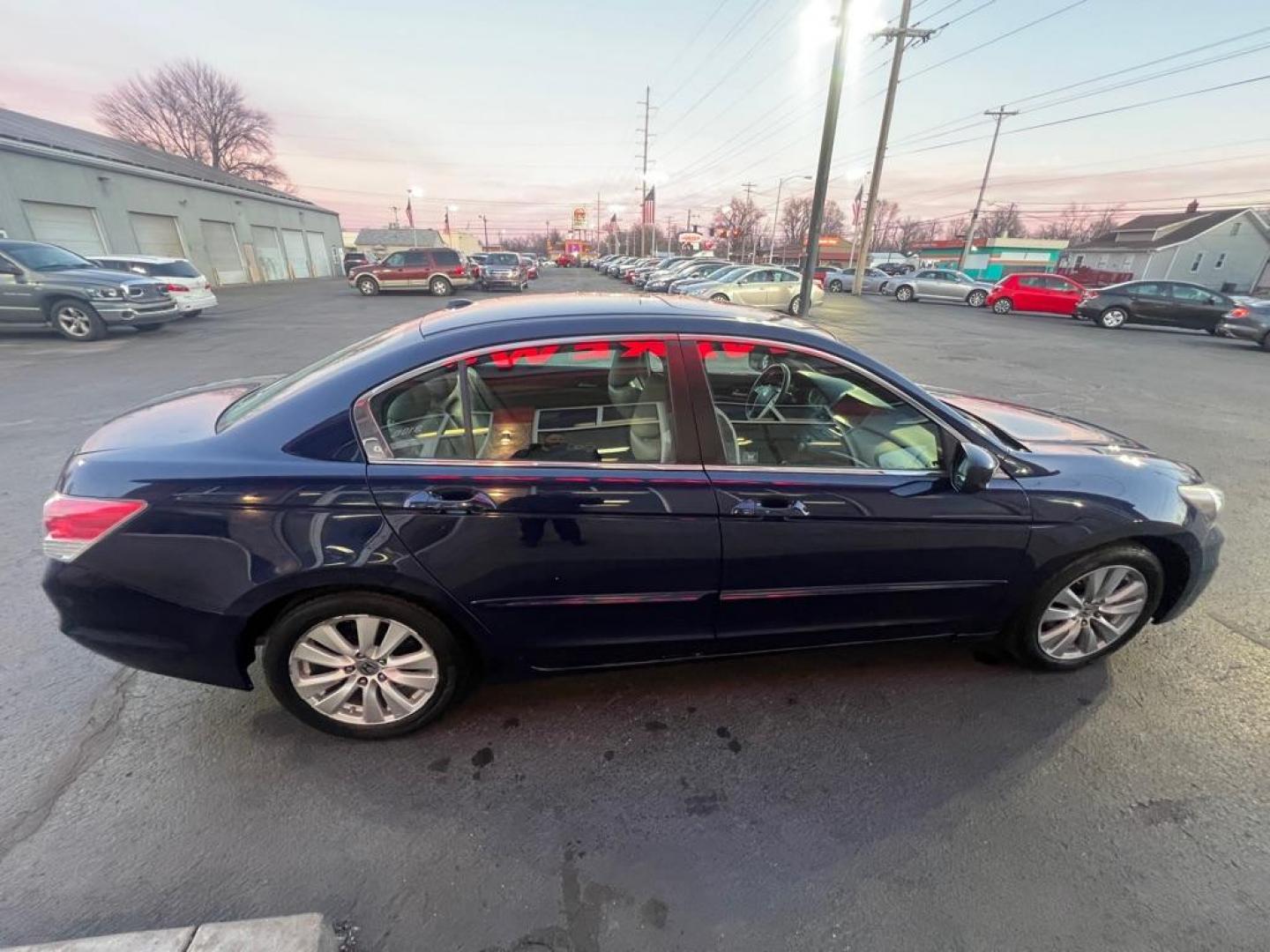 2011 BLUE HONDA ACCORD EXL (1HGCP2F86BA) with an 2.4L engine, Automatic transmission, located at 3100 Covert Avenue, Evansville, IN, 47714, (812) 473-4492, 37.955418, -87.512238 - Photo#2