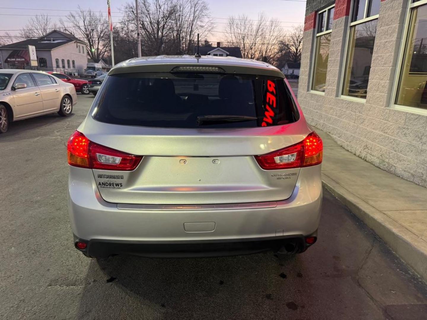 2014 GRAY MITSUBISHI OUTLANDER SPORT ES (4A4AR3AU3EE) with an 2.0L engine, Continuously Variable transmission, located at 3100 Covert Avenue, Evansville, IN, 47714, (812) 473-4492, 37.955418, -87.512238 - Photo#3