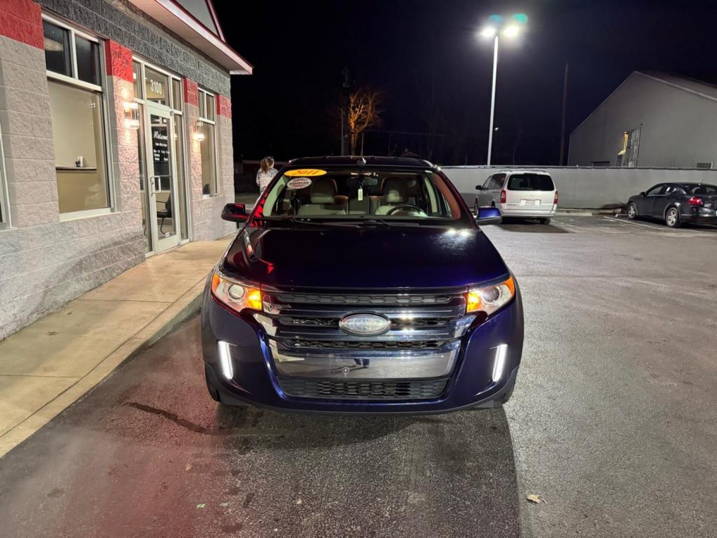 2011 BLUE FORD EDGE LIMITED (2FMDK3KC3BB) with an 3.5L engine, Automatic transmission, located at 3100 Covert Avenue, Evansville, IN, 47714, (812) 473-4492, 37.955418, -87.512238 - Photo#1