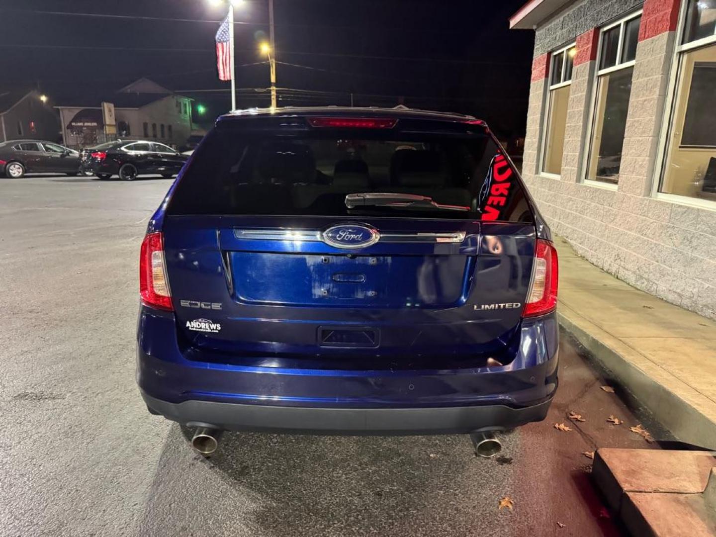 2011 BLUE FORD EDGE LIMITED (2FMDK3KC3BB) with an 3.5L engine, Automatic transmission, located at 3100 Covert Avenue, Evansville, IN, 47714, (812) 473-4492, 37.955418, -87.512238 - Photo#3