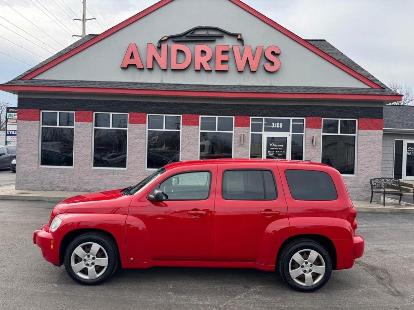 2009 RED CHEVROLET HHR LS (3GNCA13B99S) with an 2.2L engine, Automatic transmission, located at 3100 Covert Avenue, Evansville, IN, 47714, (812) 473-4492, 37.955418, -87.512238 - Photo#0